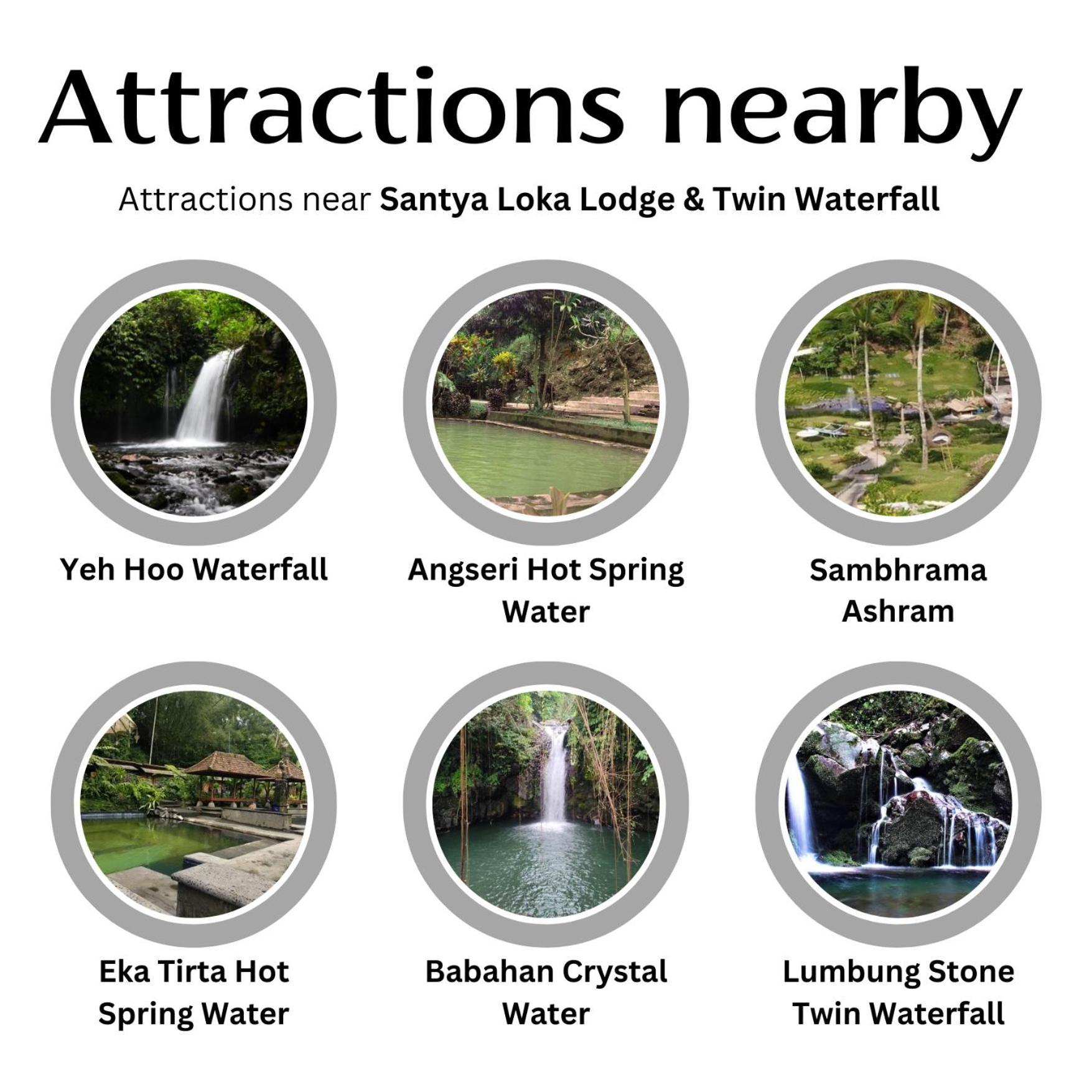 Santya Loka Lodge & Twin Waterfall Jatiluwih Extérieur photo
